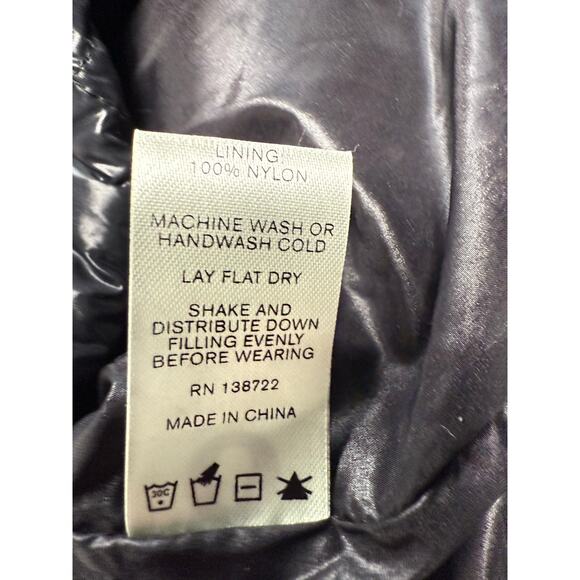 Snowman New York Puffer Jacket Size SMALL White Duck Down - Picture 13 of 14